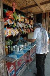 The DSWD provides livelihood assistance for victims of trafficking to assist them in their recovery towards a normal life. Shown in photo is a sari-sari store which a beneficiary manages with her mother from the P10,000 livelihood assistance.