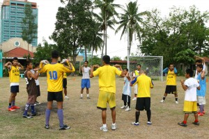 Residents of the Elsie Gatches Village engage in physical activities at the Center. Elsie Gatches Village is managed by the DSWD for children with disabilities, including children with autism.