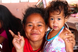 Rohelyn Pulalo fled with her family from their home on September 9, the first day of the armed conflict in Zamboanga. Her family also previously evacuated from Sabah earlier this year. She, as well as other pregnant women in Zamboanga's evacuation centers, are beneficiaries of the DSWD’s Supplemental Feeding Program.