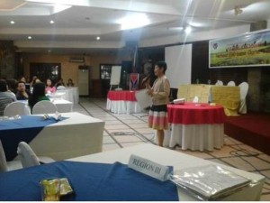 DSWD Field Office III Regional Director Adelina S. Apostol delivered her welcome message to the participants.