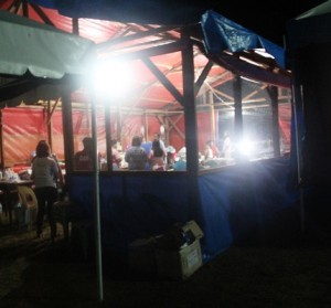 The hospital tent in Loon, Bohol is now open to assist evacuees needing medical help.