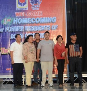 Ruben (center) with former staff of DSWD - Field Office III Lingap Center in Olongapo City. Ruben (center) with DSWD - Field Office III and Lingap Center staff