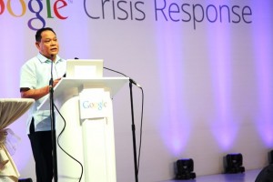DSWD Social Marketing Service (SMS) Director Cezario Joel C. Espejo gives an overview on the Department’s crisis response during natural disasters at the Google Crisis Response Summit held on April 30 at SMX Convention Center, Pasay City. DSWD Social Marketing Service (SMS) Director Cezario Joel C. Espejo gives an overview on the Department’s crisis response during natural disasters at the Google Crisis Response Summit held on April 30 at SMX Convention Center, Pasay City.