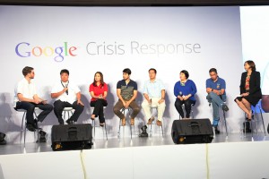 DSWD-ICTMS Director Felino O. Castro V (2nd from left) discusses DSWD’s disaster response communications system.