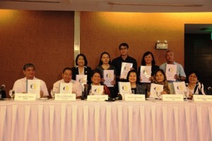 Sec. Soliman (3rd from left) and members of the Juvenile Justice Welfare Council present the signed revised Implementing Rules and Regulations of RA 10630.