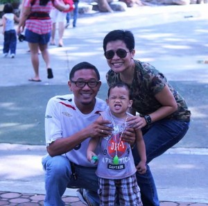 Pastor Samuel Cariño, his wife Hope, and adopted child, Chosen is a picture of a happy family.