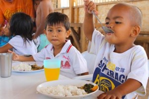 The conduct of DSWD's supplementary feeding program continues in all Transitory Sites and evacuation centers to ensure that the children are given the needed nutritional support.