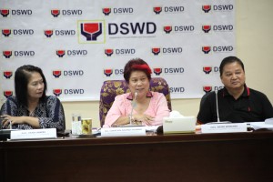 DSWD Secretary COrazon Juliano-Soliman clarifies issues concerning the report issued by the Commission on Audit during the press conference held today at the Department of Social Welfare and Development Central Office, Constitution Hills, Quezon City.