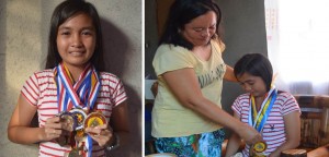 Rowena Perez is proud of daughter Shaira for being the valedictorian of her batch.