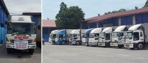 A fleet of more than 30 trucks from the DSWD and other national government agencies leave the Department's warehouse in Pasay City today to deliver additional relief assistance for families affected by the series of eruptions of Mayon Volcano in Albay via the "Hatid Tulong sa Apektado ng Mt. Mayon Eruption Caravan" of the DSWD.