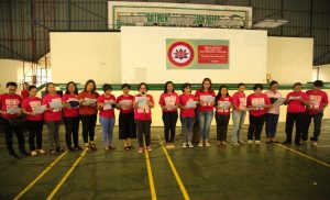 Officers of the member organizations of the Federation of Solo Parents Luzvimin led by their president, Carina Javier, read the ‘Manipesto’ stating the ‘wish list’ of solo parents nationwide.
