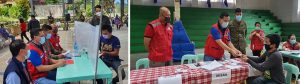 “Waitlisted” beneficiaries of the Social Amelioration Program (SAP) receive their cash subsidy from Department of Social Welfare and Development (DSWD) Undersecretary Jose Ernesto Gaviola during the pilot payouts in Kapangan, Benguet and Baguio City.