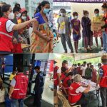 Social workers from DSWD-National Capital Region assist the Badjaos during their stay at the Balik Probinsiya, Bagong Pag-asa Center in Quezon City; during their transport from the center going to North Harbour, Manila; and until they boarded the ferry back to their places of origin.