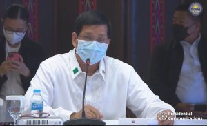 DSWD Secretary Rolando Joselito Bautista shares the accomplishments of the Department during the Talk to the People of President Rodrigo Roa Duterte on November 15.