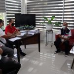 Department of Social Welfare and Development Field Office Caraga Regional Director Ramel Jamen meets with response team members of the International Organization for Migration (IOM) Philippines and the United Nations Office for the coordination of Humanitarian Affairs (OCHA) to plan ways on how to effectively provide assistance to Typhoon Odette-affected families in CARAGA Region.