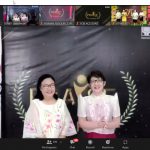 Department of Social Welfare and Development (DSWD) Regional Director Rebecca P. Geamala (left) and Assistant Regional Director for Operations and PGS Focal Shalaine Marie S. Lucero receive the PGS Early Wins: SPRINT CHAMP Award on behalf of DSWD Field Office VII.