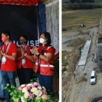 (From left to right) Mr. Virgil Corpuz, Secretary Bautista, Laoag City Mayor Michael M. Keon, Mr. Ferdinand Alexander A. Marcos, DSWD Regional Director Marie Angela S. Gopalan, and Assistant Regional Director for Operations Marlene Febes D. Peralta during the unveiling of the DSWD Field Office 1 Satellite Warehouse marker in Ilocos Norte.
