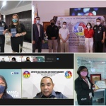 From top-right, counter clockwise: (1) DSWD Office for Strategy Management (OSM) head, Dir. Jam Karess Banzon (third from right) joins stakeholders on their pledge of commitment to BJMP’s Development Plan 2040; (2) Sharing of DSWD materials and exchange with BJMP Executives, Chief Director Allan Iral (center) and JSupt. Randel H. Latoza; (3) DSWD OSM Planning Officer, Ms. Norilyn Quesada-Rivera with JSupt Latoza during the virtual Governance Sharing; and (4) BJMP officers award Certificate of Appreciation to Ms. Rivera at the DSWD Central Office.
