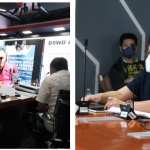 DSWD Secretary Erwin T. Tulfo listens to DSWD CAR Regional Director Arnel B. Garcia during the briefing on the flooding incident in Banaue.
