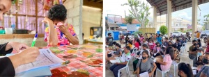 Residents affected by the typhoid fever incident in Barili, Cebu receive financial assistance from the Department of Social Welfare and Development
