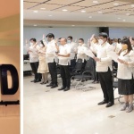 Department of Social Welfare and Development Secretary Erwin T. Tulfo leads the oath-taking of the 38 newly appointed officials of the Department on Tuesday, August 2.