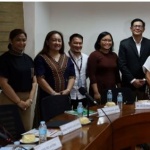 From left to right: Assistant Secretary for Standards and Capacity Building Group (SCBG) Diana Rose S. Cajipe, MD, FPOGS; Undersecretary for SCBG Denise Florence B. Bragas; UNFPA Officer for Monitoring and Evaluation, Mr. Jose Roi Avena; Consultant for Gender, Ms. Anna Francesca Cubos; OIC for Programme, Dr. Joseph Michael Singh; UNFPA Country Representative, Dr. Leila Saiji Joudane; Undersecretary for Policy and Plans Group (PPG) Atty. Adonis P. Sulit, CESO II; Undersecretary for Finance under General Administration and Support Services Group (GASSG) Antonio Cid Crisanto Jr.; Undersecretary for Social Welfare and Development (OUSWD) Sally P. Navarro; Assistant Secretary for PPG Janet P. Armas, CESO IV; Undersecretary for Inclusive and Sustainable Peace Alan A. Tanjusay; Assistant Secretary for Office of the Secretary (OSEC) Concerns Irene B. Dumlao, CESO IV.