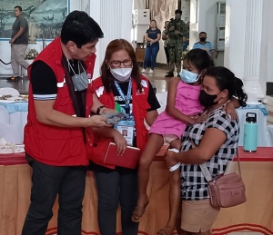 DSWD Secretary Erwin T. Tulfo visits the provinces of Abra and Ilocos Norte to monitor the situation and provision of assistance to quake-hit residents on October 26.