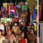 DSWD Undersecretary Allan Tanjusay (in red vest) welcomes the representatives of the 101 Indigenous Cultural Communities during the National Indigenous Peoples Summit 2022 held at the AFP Camp Aguinaldo, Quezon City on November 16.