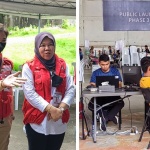(From left to right) Assistant Secretary Irene Dumlao, Undersecretary Vilma Cabrera, Assistant Secretary Diana Rose Cajipe, and DSWD-Field Office XII staff, Norhata Benito, observe the processes for decommissioning of members of the Moro Islamic Liberation Front on October 24 in Sultan Kudatat, Maguindanao.