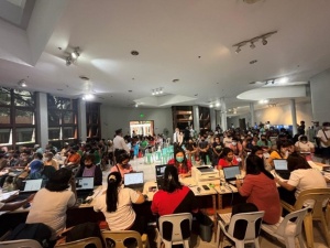 Staff of the Crisis Intervention Division of the Department of Social Welfare and Development Central Office attend to clients for the Step 1 processing of the Assistance to Individuals in Crisis Situation program at the temporary site at the QC-X Building, Quezon Memorial Circle, Quezon City on Monday, March 13, 2023.Staff of the Crisis Intervention Division of the Department of Social Welfare and Development Central Office attend to clients for the Step 1 processing of the Assistance to Individuals in Crisis Situation program at the temporary site at the QC-X Building, Quezon Memorial Circle, Quezon City on Monday, March 13, 2023.