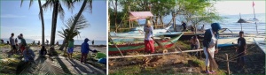 Simultaneous conduct of various activities for the Cash-For-Work program of the Department of Social Welfare and Development in the Municipality of Gloria in Oriental Mindoro.