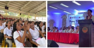 Department of Social Welfare and Development Secretary Rex Gatchalian graces the Pugay Tagumpay ceremonial graduation of some 562 beneficiaries of the Pantawid Pamilyang Pilipino Program (4Ps) in Plaridel, Bulacan, on Wednesday, June 28.