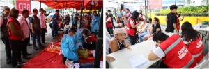 Disaster Response and Management Group Undersecretary Diana Rose Cajipe leads the delegation of the Department of Social Welfare and Development (DSWD) during the conduct of the  Second Quarter National Simultaneous Earthquake Drill  (NSED) in Mandaluyong City on Thursday (June 8)