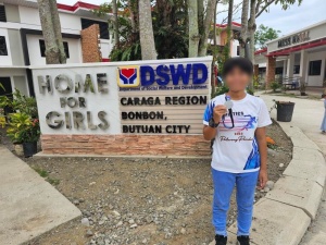 Twenty-year-old Lorena proudly shows her silver medal from the 200-meter run during the Palarong Pambansa Special Games 2023 held from July 26 to August 9 in Marikina City in the National Capital Region.