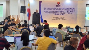 Department of Social Welfare and Development (DSWD) Asst. Secretary and Chief Information Officer (CIO) Julius Gorospe, along with Information and Communication Technology Management Service (ICTMS) Director Christian Joseph Regunay, leads the Disaster Recovery and Business Continuity Planning workshop that will help strengthen the agency’s digital capabilities during natural and man-made disaster.