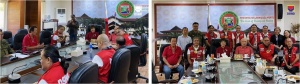 Officials of the Department of Social Welfare and Development (DSWD) led by Undersecretary Alan Tanjusay and the provincial government of Lanao Del Norte led by Gov. Imelda Quibranza-Dimaporo meet to discuss the implementation of peace and development initiatives in the province on February 14.