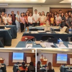 Department of Social Welfare and Development (DSWD) Undersecretary for Standards and Capacity Building Group (SCBG) Denise Florence Bernos-Bragas and Social Welfare Institutional Development (SWIDB) Bureau Director Justin Caesar Anthony Batocabe give their respective messages to the 2nd batch of participants in the DSWD Academy's "Certificate Course on Paralegal Training for Social Welfare and Development Practitioners."
