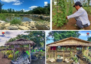 A 3,000-cubic-meter small farm reservoir was constructed in Barangay Luga, Sta. Teresita town in Cagayan province under the Department of Social Welfare and Development's (DSWD) Project LAWA (Local Adaptation to Water Access) and BINHI (Breaking Insufficiency through Nutritious Harvest for the Impoverished). Near the vicinity, the partner-beneficiaries constructed 13 bahay kubos or nipa huts which serve as an ecotourism attraction and source of livelihood to community members.