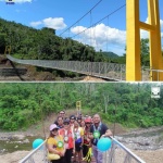 This 114-meter hanging bridge is now the pathway that continues to bring more opportunities for the residents of Barangay Simulao in Boston, Davao Oriental.